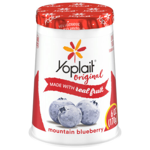 Yoplait Original Yogurt, Low Fat, Mountain Blueberry