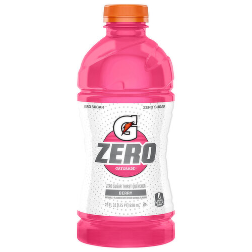 Gatorade Zero Thirst Quencher, Zero Sugar, Berry