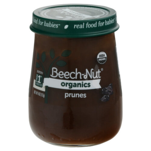 Beech-Nut Organics Prunes, Stage 1 (4 Months+)