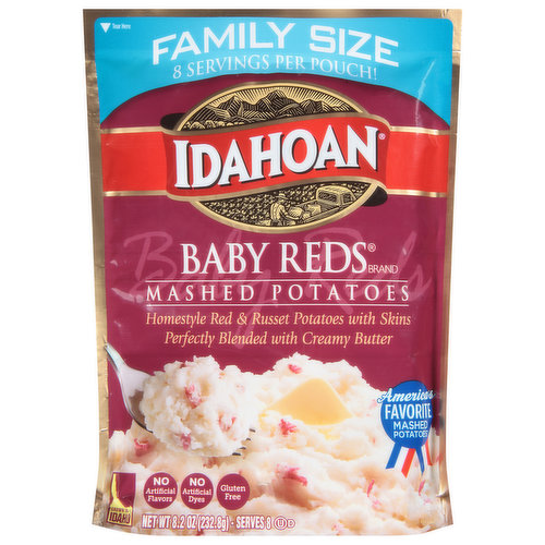 Idahoan Mashed Potatoes, Baby Reds, Family Size