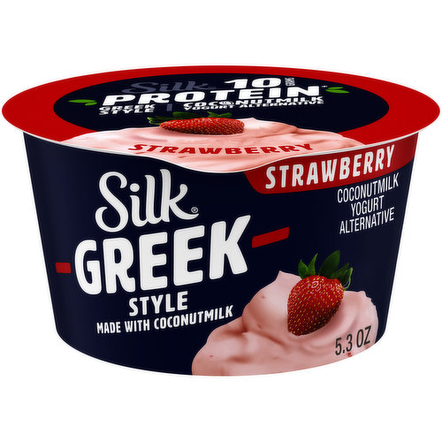 Silk Strawberry Greek Style Yogurt with Coconut Milk