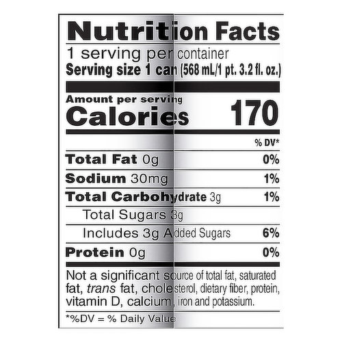 white claw nutrition facts