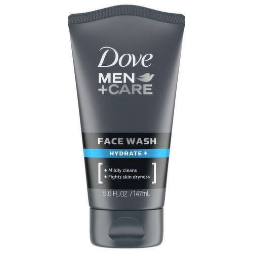 Dove Men+Care Face Wash, Hydrate+