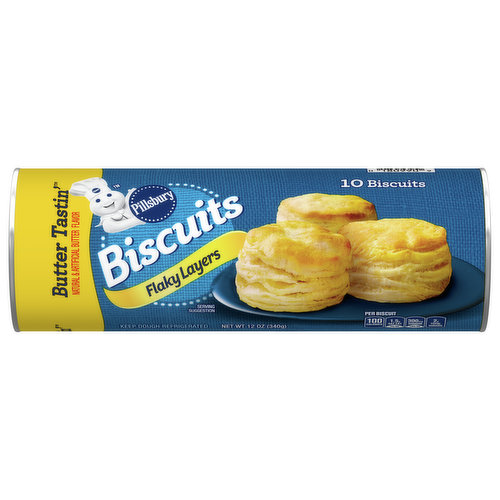 Pillsbury Biscuits, Butter Tastin', Flaky Layers