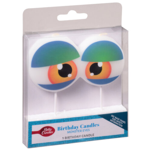 Betty Crocker Birthday Candles, Monster Eyes