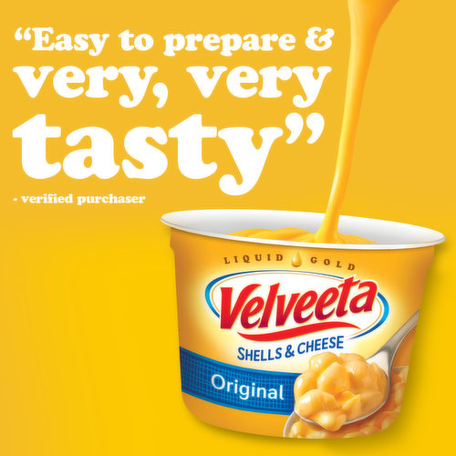 Velveeta Shells & Cheese Original Microwavable Shell Pasta & Cheese Sauce