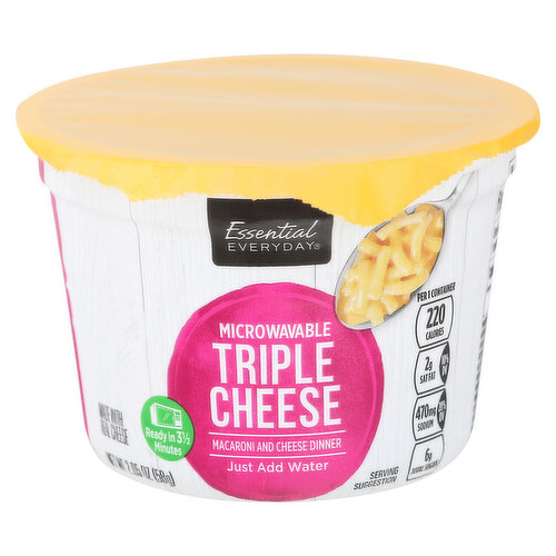 Essential Everyday Macaroni and Cheese Dinner, Triple Cheese