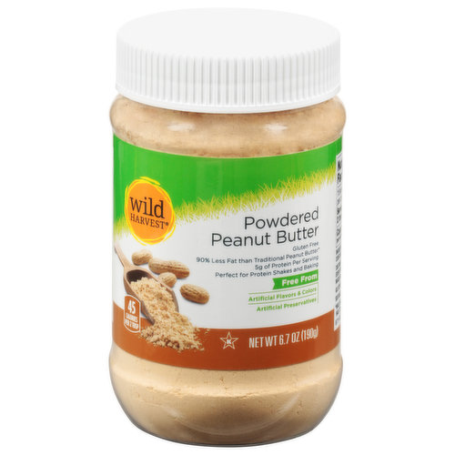 Wild Harvest Peanut Butter, Powdered