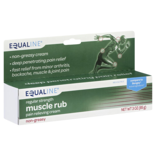 Other Information: Store at 68-77 degrees F (20-25 degrees C). Lot No. & Exp. date, see crimp of tube and see box. Misc: Pain relieving cream. Non-greasy cream. Deep penetrating pain relief. Fast relief from minor arthritis, backache, muscle & joint pain. Compare to Bengay active ingredients (This product is not manufactured or distributed by Johnson & Johnson Consumer Products Company, distributor of Bengay). Questions or comments? 1-877-932-7948. Supervalu quality guaranteed. We’re committed to your satisfaction and guarantee the quality of this product. Contact us at 1-877-932-7948, or www.supervalu-ourownbrands.com. Please have package available.