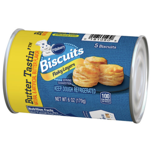 Pillsbury Flaky Layers Butter Tastin' Biscuits