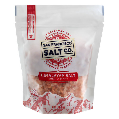 San Francisco Salt Himalayan Salt, Sherpa Pink