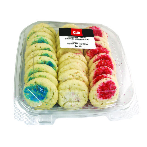 Cub Color Sugar Cookies Mini