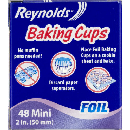 Reynolds Baking Cups Foil Mini 2 Inch