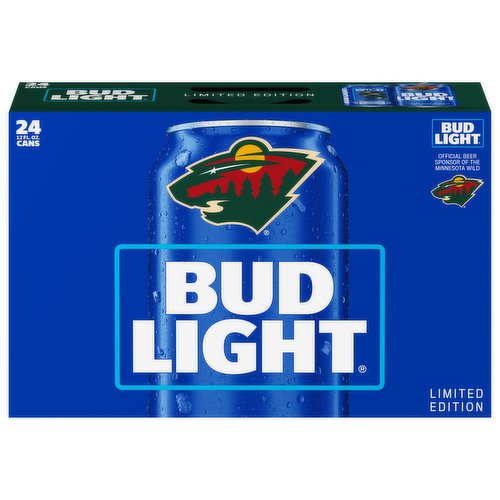 Bud Light is a premium light lager with a superior drinkability that has made it the best-selling and most popular beer in the United States. Bud Light is brewed using a blend of premium aroma hop varieties, both American-grown and imported, and a combination of barley malts and rice. Bud Light is a light-bodied beer featuring a fresh, clean taste with a subtle hop aroma, delicate malt sweetness and a crisp finish that delivers the ultimate refreshment.