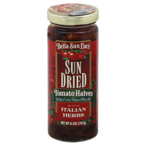 Bella Sun Luci Tomato Halves, with Italian Herbs, Sun-Dried