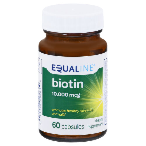 Equaline Biotin, 10,000 mcg, Capsules