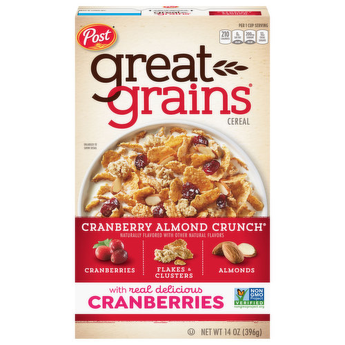 Great Grains Cereal, Cranberry Almond Crunch