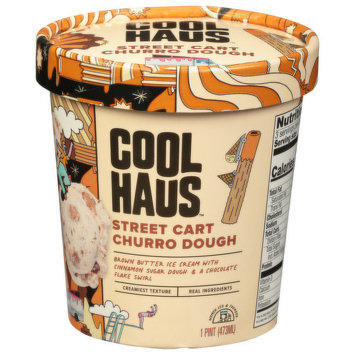 CoolHaus Ice Cream, Street Cart Churro Dough