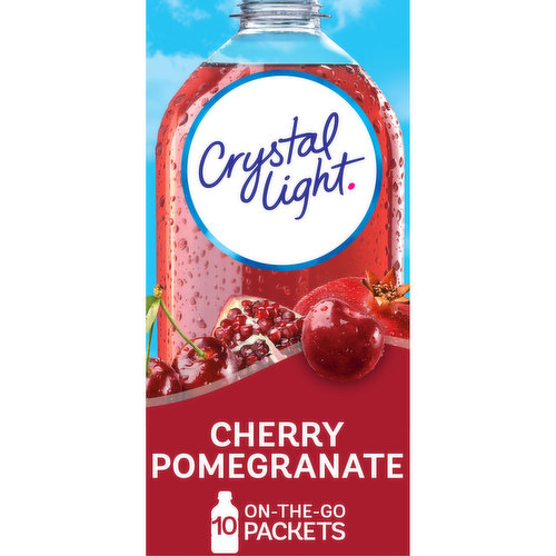 Crystal Light Cherry Pomegranate Naturally Flavored Powdered Drink Mix