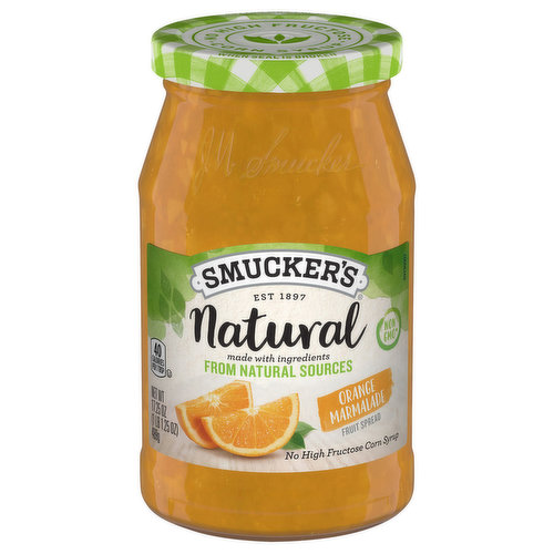 Smucker's Natural Fruit Spread, Orange Marmalade