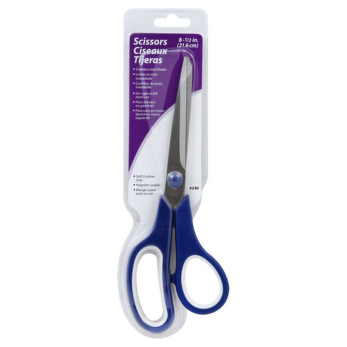  Left Handed Scissors for Adults, 8 Inch Lefty Scissors