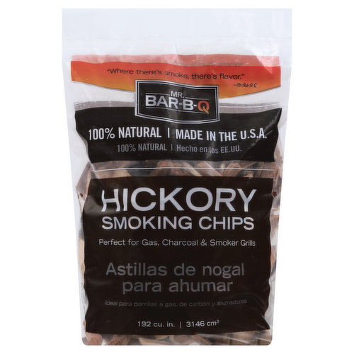 Mr Bar B Q Smoking Chips, Hickory