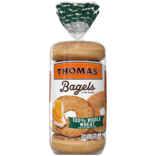 Thomas' 100% Whole Wheat Bagels