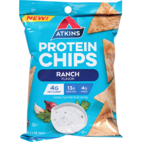 Atkins Protein Chips, Ranch Flavor