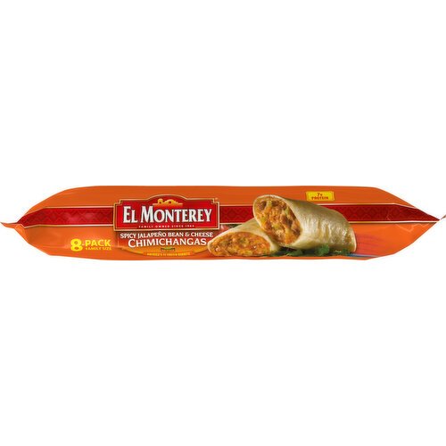 El Monterey® XXLarge! Spicy Red Hot Bean & Cheese Chimichanga, 8 oz - Fry's  Food Stores