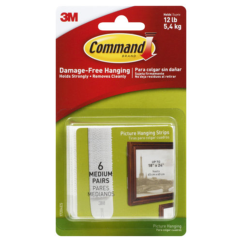 Command Picture Hanging Strips, Medium