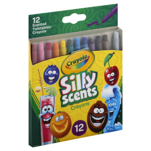 Crayola Silly Scents Twistables Crayons, 12 Count