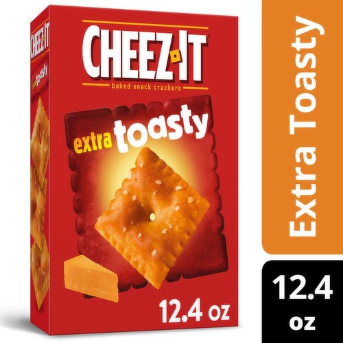 Cheez-It Cheese Crackers, Extra Toasty