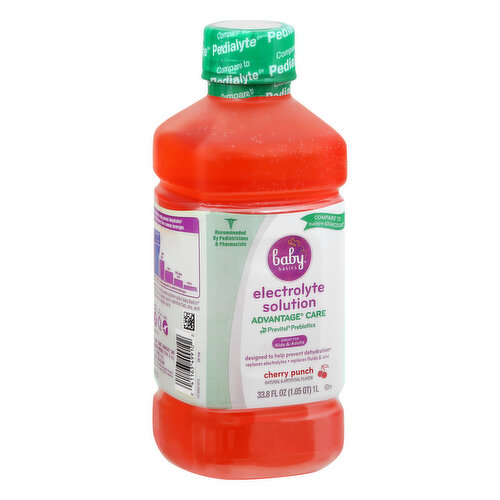 Baby Basics Advantage Care Electrolyte Solution, Cherry Punch