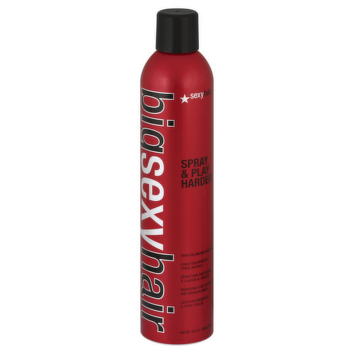 Sexy hair. 55% VOC compliant. www.sexyhair.com. No CFCs: Contains no CFCs which deplete the ozone layer. Made in USA.