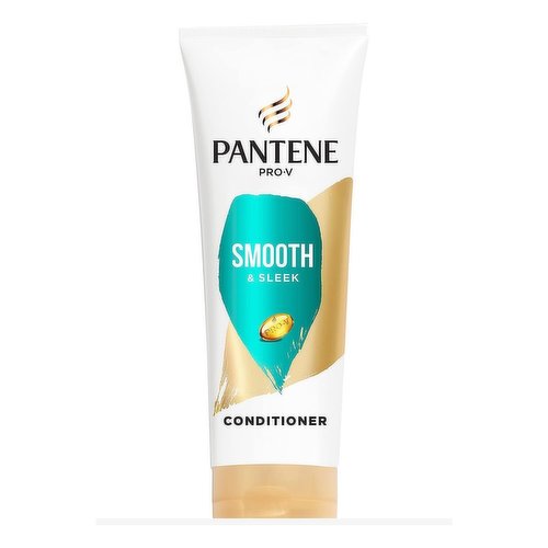 Pantene Pantene Conditioner, Smooth and Sleek for Dry Frizzy Hair, Color Safe, 10.4 oz