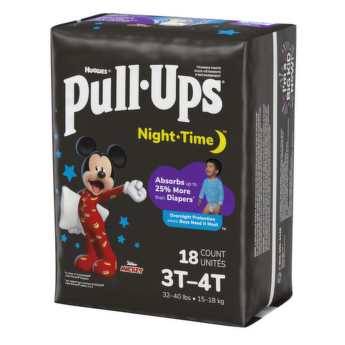 Pull-Ups Night-Time Potty Training Pants for Girls (Sizes: 2T-4T) - Sam's  Club