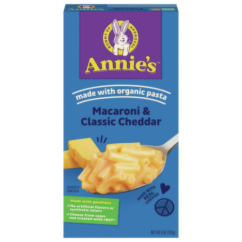 Annie's Macaroni & Classic Cheddar