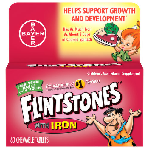 Flintstones Multivitamin Supplement, Children's, Chewable Tablets