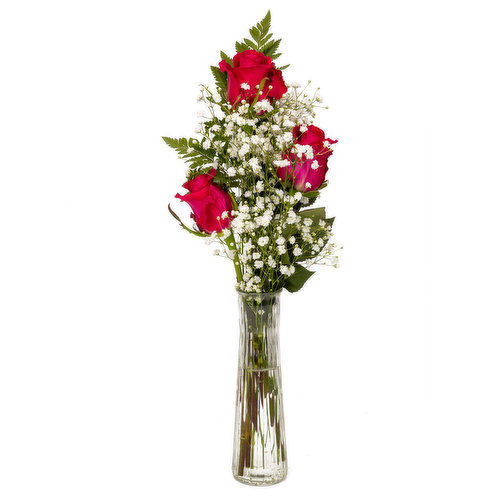 Cub Floral 3 Rose Bud Vase Arrangement