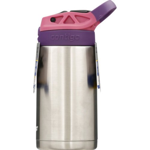 Contigo Kid's 13 Oz. Autospout Straw Water Bottle - Eggplant