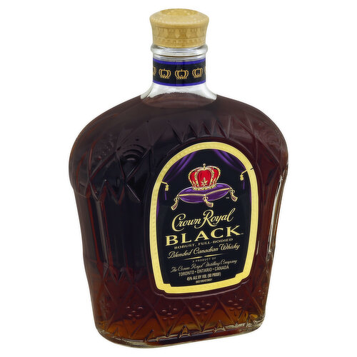 Crown Royal Whisky, Blended Canadian, Black