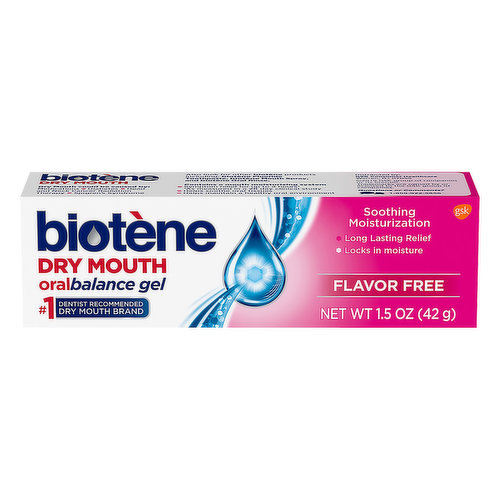 Experiencing Dry Mouth at night? Biotene Oralbalance Moisturizing Gel provides soothing, moisturizing relief in a small tube that’s perfect for discreet application. Both portable and easy to use, Biotene Oralbalance Moisturizing Gel can help alleviate symptoms for up to 4 hours*, making it ideal for long-lasting Dry Mouth symptom relief. Start a new regimen with Biotene Oralbalance Moisturizing Gel and relieve Dry Mouth symptoms today.