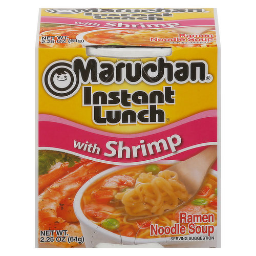 Maruchan Instant Lunch Ramen Noodle Soup, with Shrimp