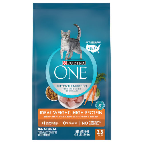 Purina One Cat Food, Ideal Weight, Adult