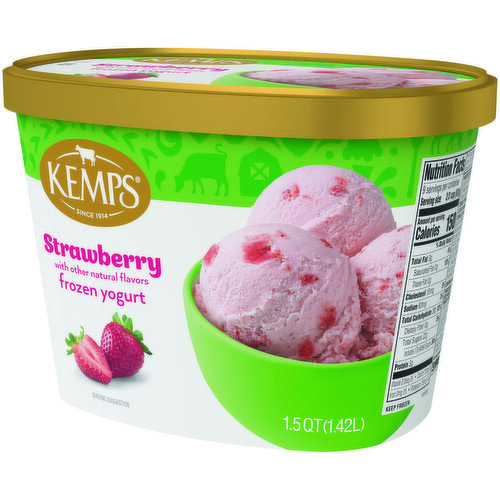 Kemps Strawberry Frozen Yogurt