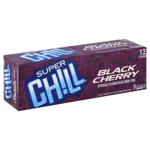 Super Chill Soda, Black Cherry