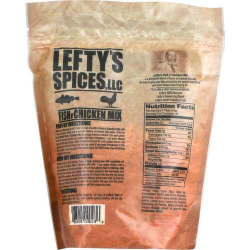 Fry Batter With Lefty's Famous Seasoning