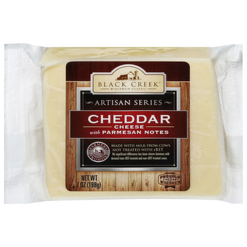 Black Creek Cheese, with Parmesan Notes, Cheddar, Artisan Series