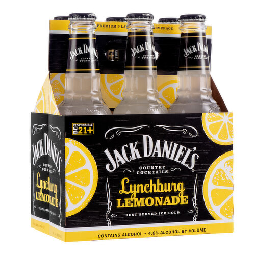 Jack Daniel's Country Cocktails Lemonade 6pk, 10 oz btls