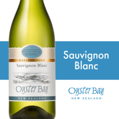The first Oyster Bay New Zealand wine. Which happened to win the best Sauvignon Blanc in the world. Its brilliant clarity, extraordinary aromatic flavors and refreshing zest are both thrilling and enthralling. 
It all starts in our Marlborough vineyards, in the region famous for introducing elegant, cool climate New Zealand wines to the world. Marlborough’s warm days and cool nights create an extended growing season allowing the grapes to develop strong, intense varietal characteristics while maintaining a balanced, crisp natural acidity. The result is a distinct white wine that is always crisp, elegant, and refreshing.